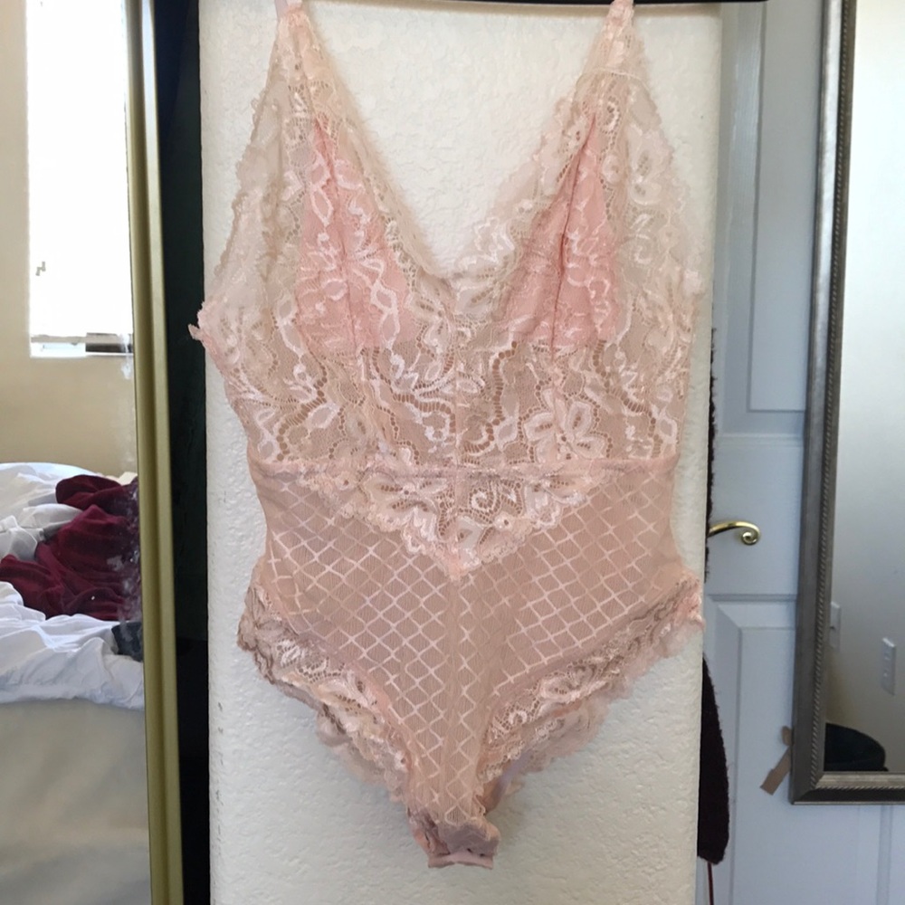 Pink bodysuit onsie